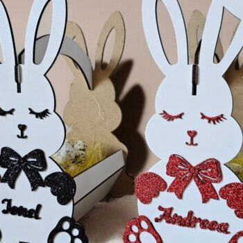 Intra απο ξύλο plywood  Χρώμα wenge 3mm-4mm πάχος - Πασχαλινό Μπάνι Καλάθι κοπής με λέιζερ | Δίασταση 4x4 cm INTRAFABR-108778940 - Image 2