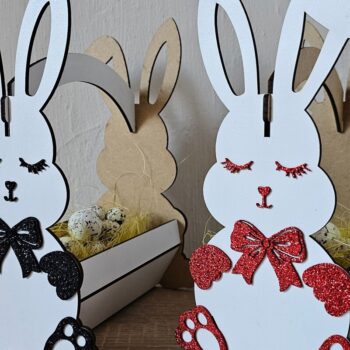 Intra απο ξύλο plywood  Χρώμα wenge 3mm-4mm πάχος - Πασχαλινό Μπάνι Καλάθι κοπής με λέιζερ | Δίασταση 4x4 cm INTRAFABR-108778940 - Image 3