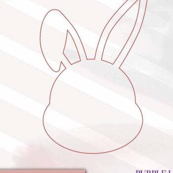 Intra απο ξύλο plywood Χρώμα wenge 3mm-4mm πάχος - Easter Bunny Basket Tag Laser Δίασταση 15x15 cm INTRAFABR-108852074 - Image 3