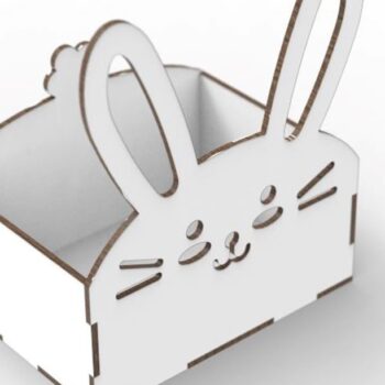 Intra απο ξύλο plywood  Χρώμα wenge 3mm-4mm πάχος - Πασχαλινό Μπάνι Κουτί Δίασταση 20x20 cm INTRAFABR-91430406 - Image 2