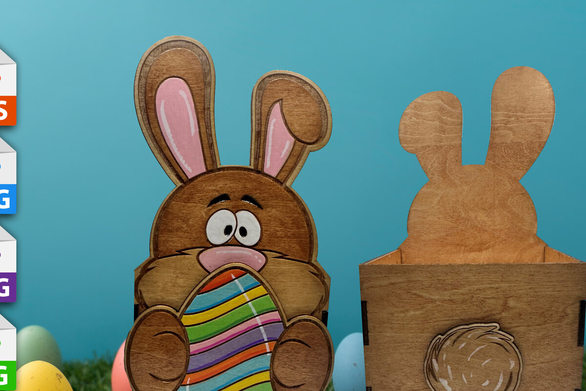 Intra απο ξύλο plywood  Χρώμα wenge 3mm-4mm πάχος - Πασχαλινό Μπάνι Κουτί Δίασταση 20x20 cm INTRAFABR-81410098