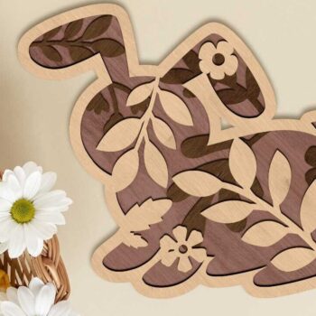 Intra απο ξύλο plywood  Χρώμα wenge 3mm-4mm πάχος - ΔΕΣΜΗ ΠΑΣΧΑΛΙΝΟΥ ΚΟΥΝΕΛΟΥ, Πολυστρωματικό κομμένο Δίασταση 10x6 cm INTRAFABR-54239065 - Image 3