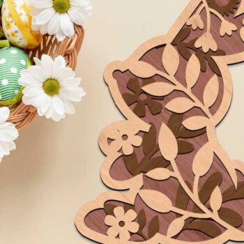 Intra απο ξύλο plywood  Χρώμα wenge 3mm-4mm πάχος - ΔΕΣΜΗ ΠΑΣΧΑΛΙΝΟΥ ΚΟΥΝΕΛΟΥ, Πολυστρωματικό κομμένο Δίασταση 10x6 cm INTRAFABR-54239065 - Image 9