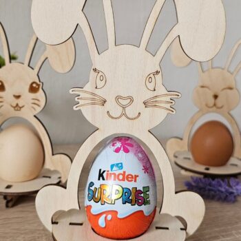 Intra απο ξύλο plywood  Χρώμα wenge 3mm-4mm πάχος - Πασχαλινό Μπάνι Αυγοθήκη , F Δίασταση 4x4 cm INTRAFABR-69116648 - Image 5