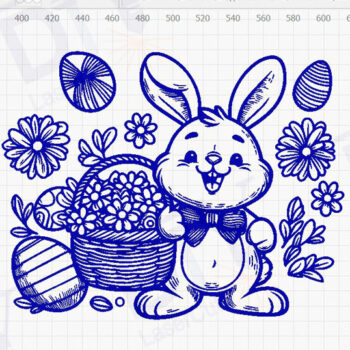 Intra απο ξύλο plywood  Χρώμα wenge 3mm-4mm πάχος - Πασχαλινό λαγουδάκι Χαρακτική Δίασταση 4x4 cm INTRAFABR-69707439 - Image 3