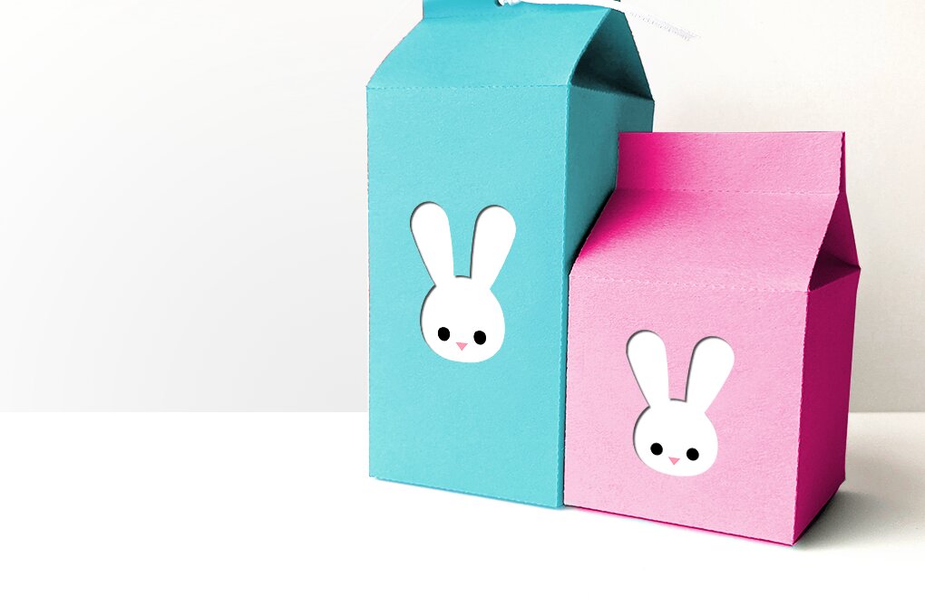 Intra απο ξύλο plywood  Χρώμα wenge 3mm-4mm πάχος - Πασχαλινό Bunny Face Milk Κουτί Δίασταση 15x15 cm INTRAFABR-89451044