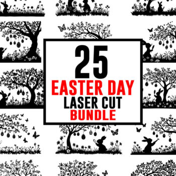 Intra απο ξύλο plywood  Χρώμα wenge 3mm-4mm πάχος - Πασχαλινό Μπάνι Οικογενειακή Σιλουέτα Πακέτο Δίασταση 4x4 cm INTRAFABR-69742060 - Image 3