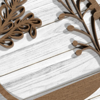 Intra απο ξύλο plywood  Χρώμα wenge 3mm-4mm πάχος - Easter Bunny Design Δίασταση 20x20 cm INTRAFABR-99394673 - Image 5