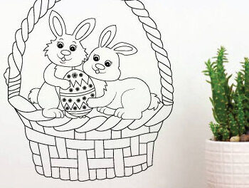 Intra απο ξύλο plywood Χρώμα wenge 3mm-4mm πάχος - Πασχαλινό-λαγουδάκι-ό-τοίχο-τέχνη-λέιζερ Δίασταση 40x50 cm INTRAFABR-115974395 - Image 6