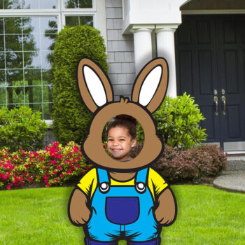 Intra απο ξύλο plywood Χρώμα wenge 3mm-4mm πάχος - Easter Bunny Photo Prop Δίασταση 4x4 cm INTRAFABR-120985787 - Image 1