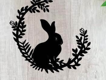 Intra απο ξύλο plywood  Χρώμα wenge 3mm-4mm πάχος - ού τοίχου με ταμπέλα Πάσχα Δίασταση 40x50 cm INTRAFABR-121028937 - Image 1