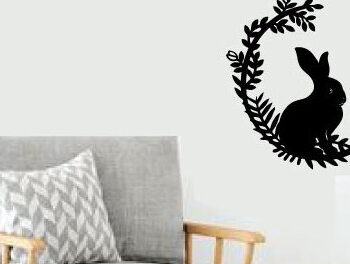 Intra απο ξύλο plywood  Χρώμα wenge 3mm-4mm πάχος - ού τοίχου με ταμπέλα Πάσχα Δίασταση 40x50 cm INTRAFABR-121028937 - Image 2