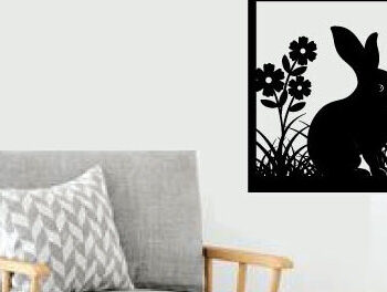 Intra απο ξύλο plywood  Χρώμα wenge 3mm-4mm πάχος - ού τοίχου με ταμπέλα Πάσχα Δίασταση 40x50 cm INTRAFABR-120985135 - Image 2