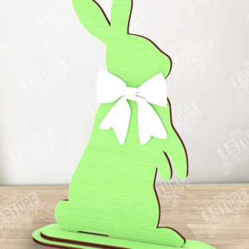 Intra απο ξύλο plywood  Χρώμα wenge 3mm-4mm πάχος - Πασχαλινό Μπάνι Ξύλινη Διακόσμηση Πακέτο | CNC Δίασταση 15x15 cm INTRAFABR-96283056 - Image 4