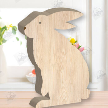 Intra απο ξύλο plywood  Χρώμα wenge 3mm-4mm πάχος - Πασχαλινό Μπάνι Ξύλινη Διακόσμηση Πακέτο Δίασταση 15x15 cm INTRAFABR-98322230 - Image 11