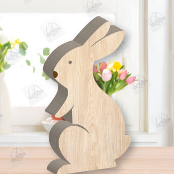 Intra απο ξύλο plywood  Χρώμα wenge 3mm-4mm πάχος - Πασχαλινό Μπάνι Ξύλινη Διακόσμηση Πακέτο Δίασταση 15x15 cm INTRAFABR-124937524 - Image 4