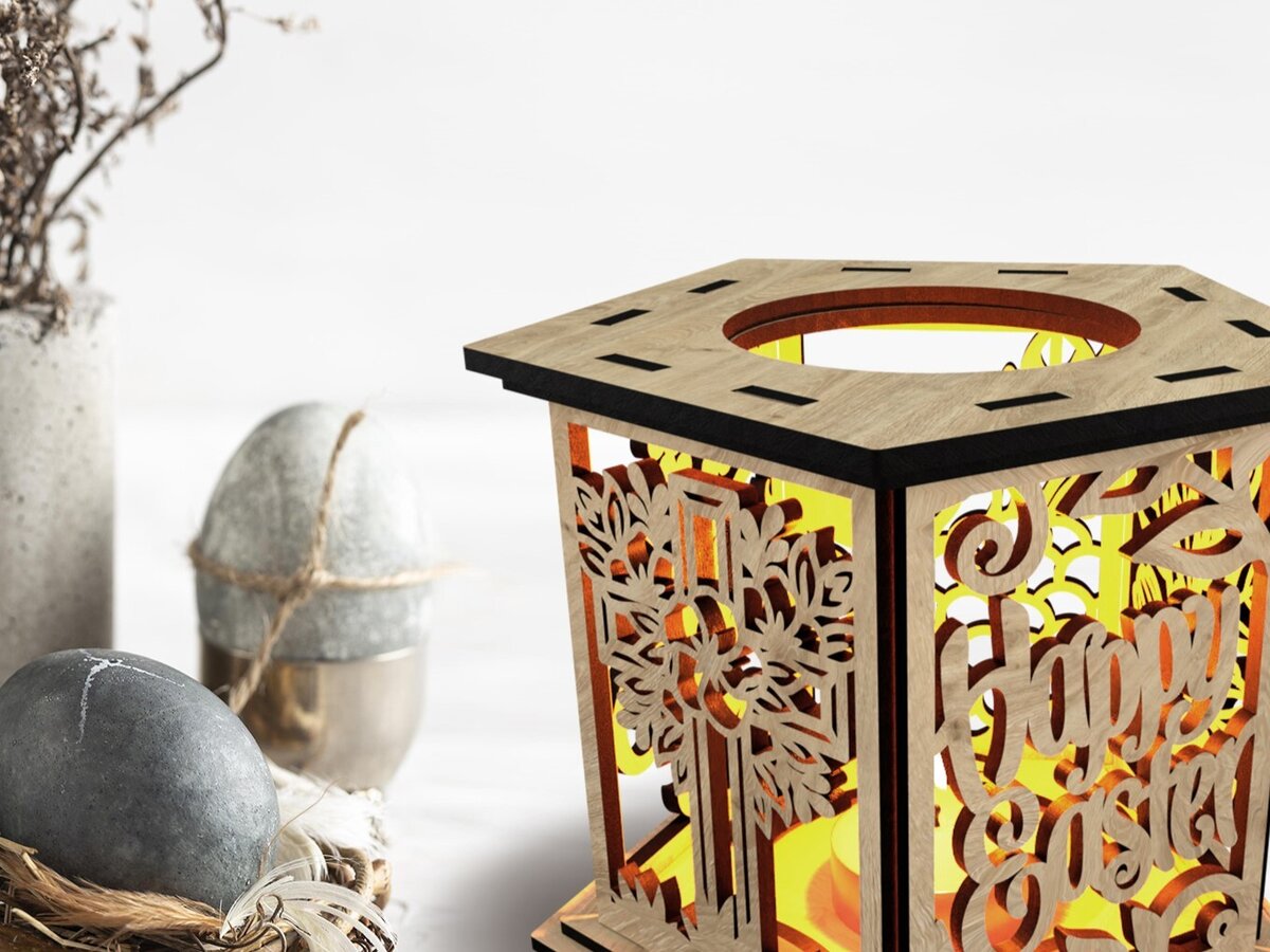 Intra απο ξύλο plywood  Χρώμα wenge 3mm-4mm πάχος - Πασχαλινή λαμπάδα Δίασταση 4x4 cm INTRAFABR-116646622