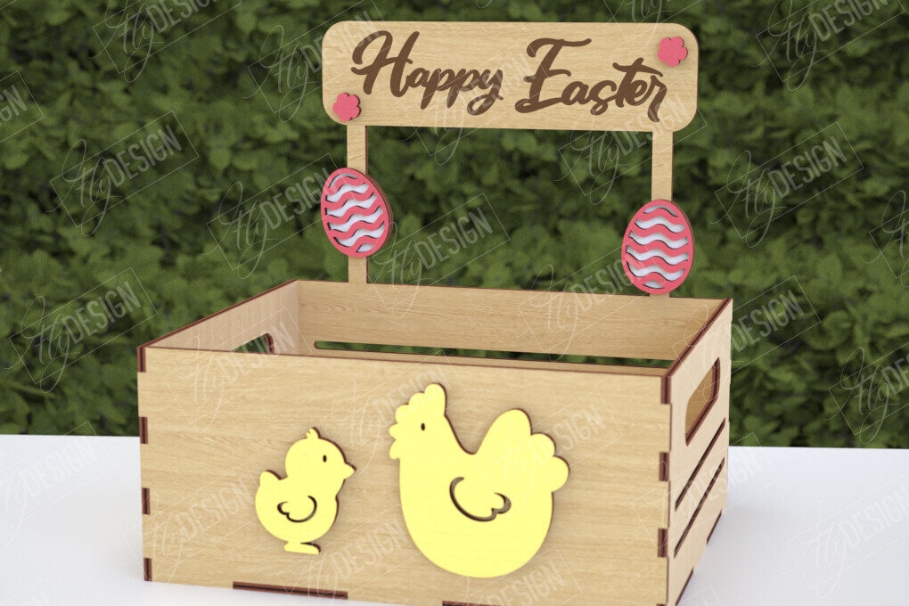 Intra απο ξύλο plywood  Χρώμα wenge 3mm-4mm πάχος - Πασχαλινή καραμέλα | Κουτί καραμέλας Δίασταση 15x15 cm INTRAFABR-70689502