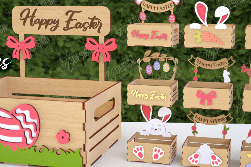 Intra απο ξύλο plywood  Χρώμα wenge 3mm-4mm πάχος - Πακέτο πασχαλινών ζαχαρωτών | Κουτί καραμελών Δίασταση 15x15 cm INTRAFABR-91679980