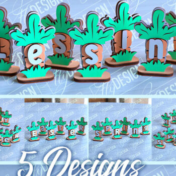 Intra απο ξύλο plywood  Χρώμα wenge 3mm-4mm πάχος - Πασχαλινά καρότα | με λέιζερ Δίασταση 15x15 cm INTRAFABR-115784017 - Image 1