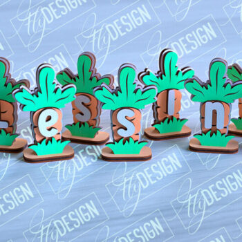 Intra απο ξύλο plywood  Χρώμα wenge 3mm-4mm πάχος - Πασχαλινά καρότα | με λέιζερ Δίασταση 15x15 cm INTRAFABR-115784017 - Image 3