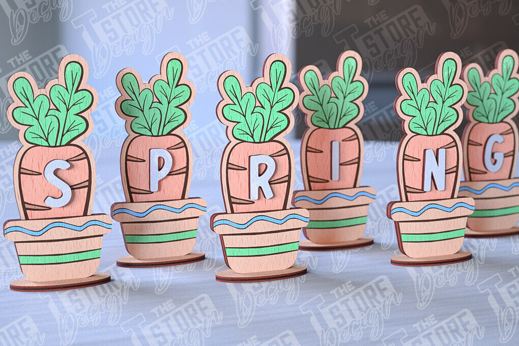 Intra απο ξύλο plywood  Χρώμα wenge 3mm-4mm πάχος - Πασχαλινά καρότα | με λέιζερ Δίασταση 15x15 cm INTRAFABR-112121287