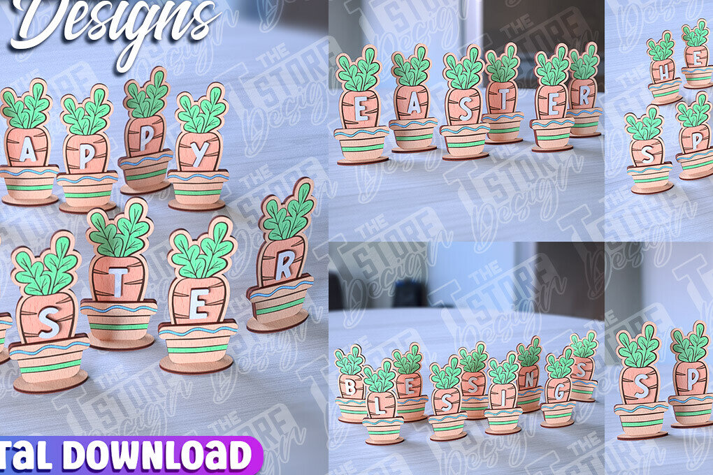 Intra απο ξύλο plywood  Χρώμα wenge 3mm-4mm πάχος - Πασχαλινά καρότα | με λέιζερ Δίασταση 15x15 cm INTRAFABR-81349849