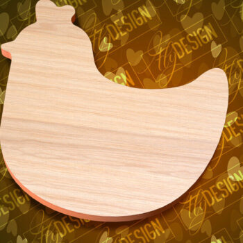 Intra απο ξύλο plywood Χρώμα wenge 3mm-4mm πάχος - Πασχαλινές σανίδες κοπής | Κόψιμο με λέιζερ λαγουδάκι Δίασταση 15x15 cm INTRAFABR-106178969 - Image 9