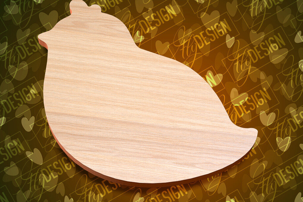 Intra απο ξύλο plywood  Χρώμα wenge 3mm-4mm πάχος - Πασχαλινές σανίδες κοπής | Κόψιμο με λέιζερ λαγουδάκι Δίασταση 15x15 cm INTRAFABR-124769143