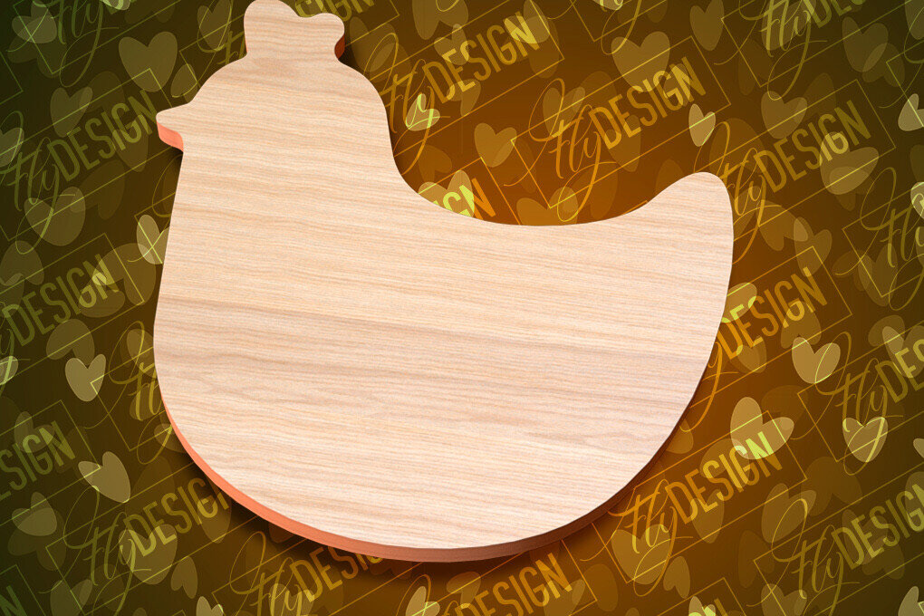 Intra απο ξύλο plywood  Χρώμα wenge 3mm-4mm πάχος - Πασχαλινές σανίδες κοπής | Κόψιμο με λέιζερ λαγουδάκι Δίασταση 15x15 cm INTRAFABR-105503169