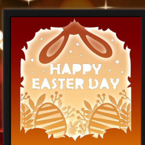 Intra απο ξύλο plywood  Χρώμα wenge 3mm-4mm πάχος - Ημέρα του Πάσχα Δίασταση 20x20 cm INTRAFABR-105405064