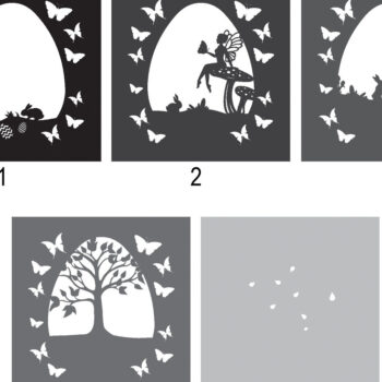 Intra απο ξύλο plywood  Χρώμα wenge 3mm-4mm πάχος - Ημέρα του Πάσχα Δίασταση 20x20 cm INTRAFABR-105405082 - Image 4