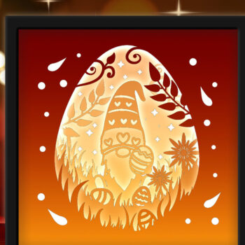 Intra απο ξύλο plywood  Χρώμα wenge 3mm-4mm πάχος - Ημέρα του Πάσχα Δίασταση 20x20 cm INTRAFABR-105405093 - Image 1