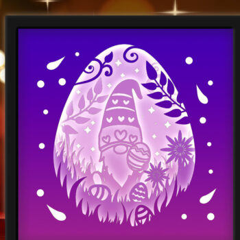 Intra απο ξύλο plywood  Χρώμα wenge 3mm-4mm πάχος - Ημέρα του Πάσχα Δίασταση 20x20 cm INTRAFABR-105405093 - Image 2