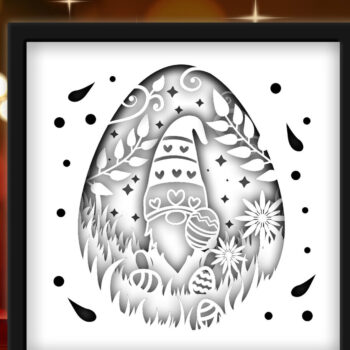 Intra απο ξύλο plywood  Χρώμα wenge 3mm-4mm πάχος - Ημέρα του Πάσχα Δίασταση 20x20 cm INTRAFABR-105405093 - Image 3