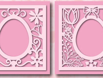 Intra απο ξύλο plywood  Χρώμα wenge 3mm-4mm πάχος - Δωροκάρτα με κόλλα Πάσχας 1462 Δίασταση 15x15 cm INTRAFABR-78570583 - Image 2