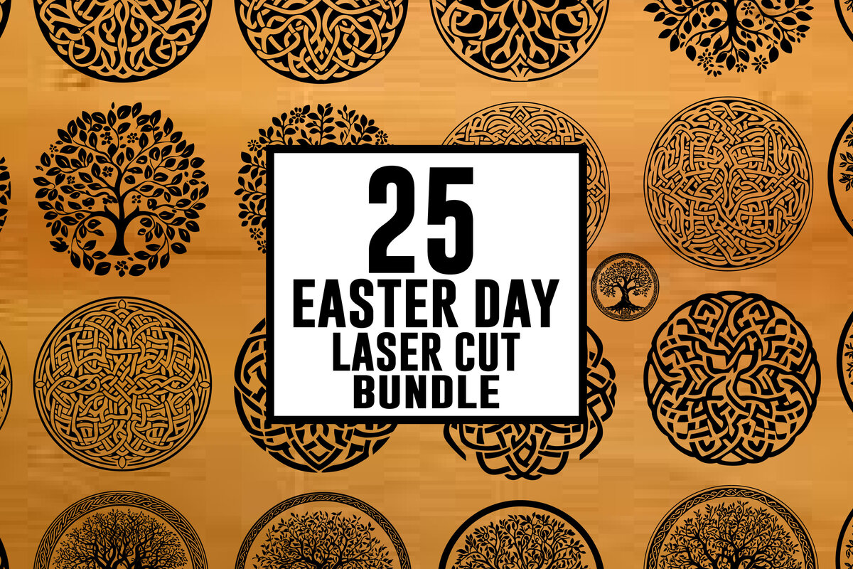 Intra απο ξύλο plywood  Χρώμα wenge 3mm-4mm πάχος - Πακέτο κοπής με λέιζερ για την ημέρα του Πάσχα - 25 σχέδια Δίασταση 30x30 cm INTRAFABR-102603230