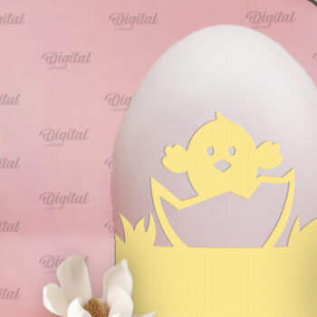 Intra απο ξύλο plywood  Χρώμα wenge 3mm-4mm πάχος - Πασχαλινή διακόσμηση . Αυγοθήκη Χαρτί κοπής Δίασταση 15x15 cm INTRAFABR-43474295 - Image 1