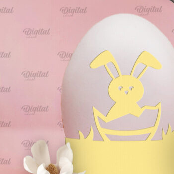 Intra απο ξύλο plywood  Χρώμα wenge 3mm-4mm πάχος - Πασχαλινή διακόσμηση . Αυγοθήκη Χαρτί κοπής Δίασταση 15x15 cm INTRAFABR-43857551 - Image 1