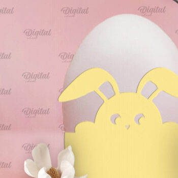 Intra απο ξύλο plywood  Χρώμα wenge 3mm-4mm πάχος - Πασχαλινή διακόσμηση . Αυγοθήκη Χαρτί κοπής Δίασταση 15x15 cm INTRAFABR-78632143 - Image 1