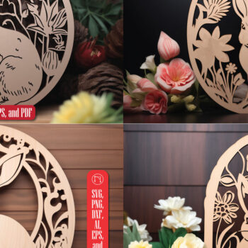 Intra απο ξύλο plywood  Χρώμα wenge 3mm-4mm πάχος - Πασχαλινή Διακόσμηση Πακέτο Δίασταση 4x4 cm INTRAFABR-80996423 - Image 1