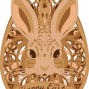 Intra απο ξύλο plywood Χρώμα wenge 3mm-4mm πάχος - Πασχαλινό Διακοσμητικό Δέσμη Αυγών, κομμένο Δίασταση 5x4 cm INTRAFABR-33121251 - Image 7