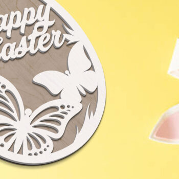 Intra απο ξύλο plywood  Χρώμα wenge 3mm-4mm πάχος - Πασχαλινή Διακοσμητική Ετικέτα, Διακόσμηση σπιτιού Δίασταση 3x4 cm INTRAFABR-39182521 - Image 1