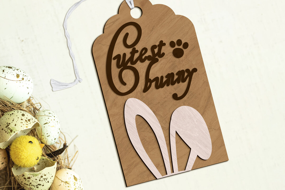 Intra απο ξύλο plywood  Χρώμα wenge 3mm-4mm πάχος - Πασχαλινή Διακοσμητική Ετικέτα, Πολυεπίπεδο κομμένο Δίασταση 5x5 cm INTRAFABR-39182523