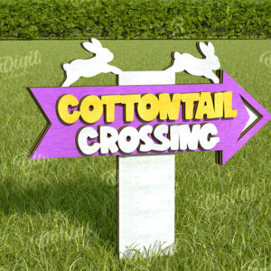 Intra απο ξύλο plywood  Χρώμα wenge 3mm-4mm πάχος - Πασχαλινή Κατευθυντική Πινακίδα Κήπου Δίασταση 15x15 cm INTRAFABR-78634067