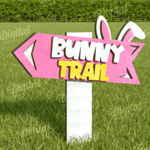 Intra απο ξύλο plywood  Χρώμα wenge 3mm-4mm πάχος - Πασχαλινή Κατευθυντική Πινακίδα Κήπου Δίασταση 15x15 cm INTRAFABR-78634075