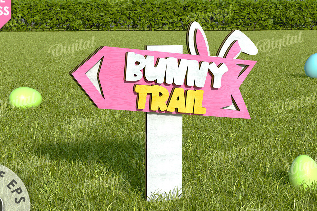 Intra απο ξύλο plywood  Χρώμα wenge 3mm-4mm πάχος - Πασχαλινή Κατευθυντική Πινακίδα Κήπου Δίασταση 15x15 cm INTRAFABR-78634075