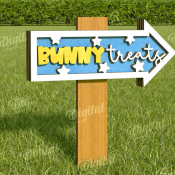 Intra απο ξύλο plywood  Χρώμα wenge 3mm-4mm πάχος - Πασχαλινή δέσμη πινακίδων κήπου Δίασταση 15x15 cm INTRAFABR-38981902 - Image 8