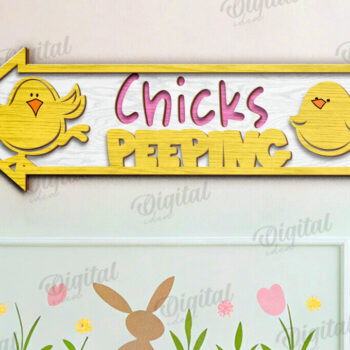 Intra απο ξύλο plywood  Χρώμα wenge 3mm-4mm πάχος - Πασχαλινή Κατευθυντήρια Πινακίδα LaserCut Πακέτο Δίασταση 15x15 cm INTRAFABR-106298053 - Image 7