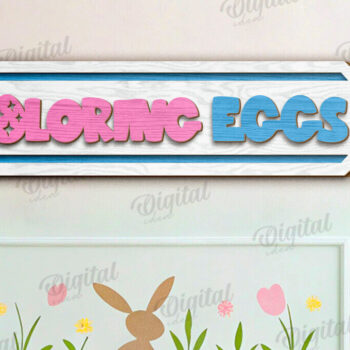 Intra απο ξύλο plywood  Χρώμα wenge 3mm-4mm πάχος - Πασχαλινή Κατευθυντήρια Πινακίδα LaserCut Πακέτο Δίασταση 15x15 cm INTRAFABR-106298053 - Image 10